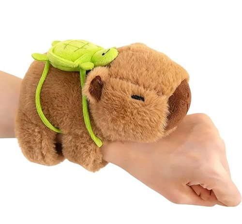 Cute capybara plush toy - cute, turtle
